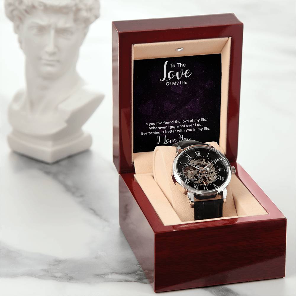 Love Of my Life-Openwork Watch