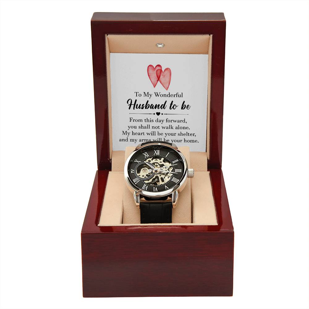 Husband To Be-Openwork Watch