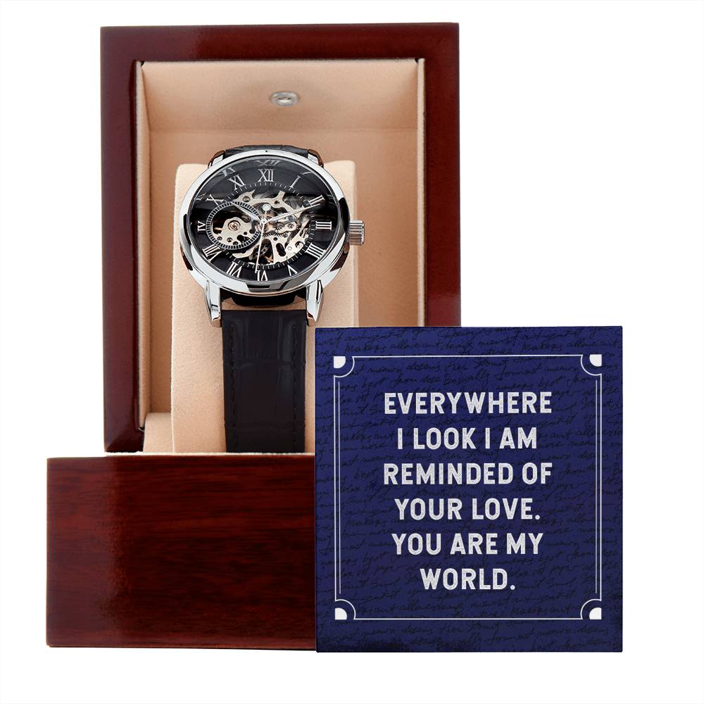 Reminded of Your Love-Openwork Watch