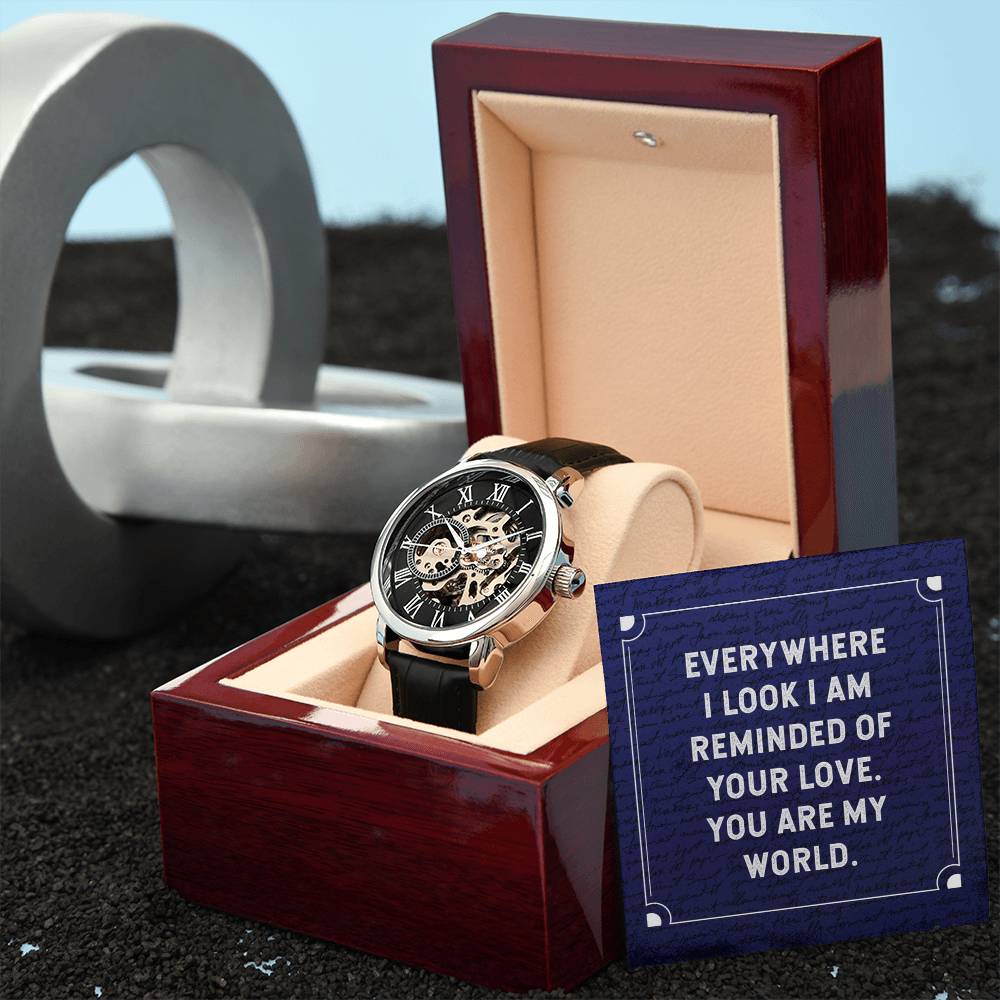 Reminded of Your Love-Openwork Watch