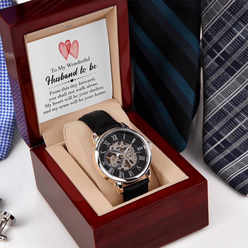 Husband To Be-Openwork Watch