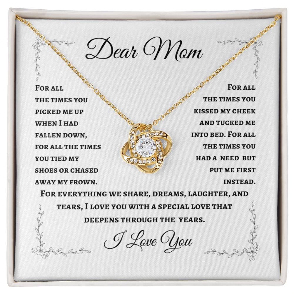 Mother's Love Knot Necklace