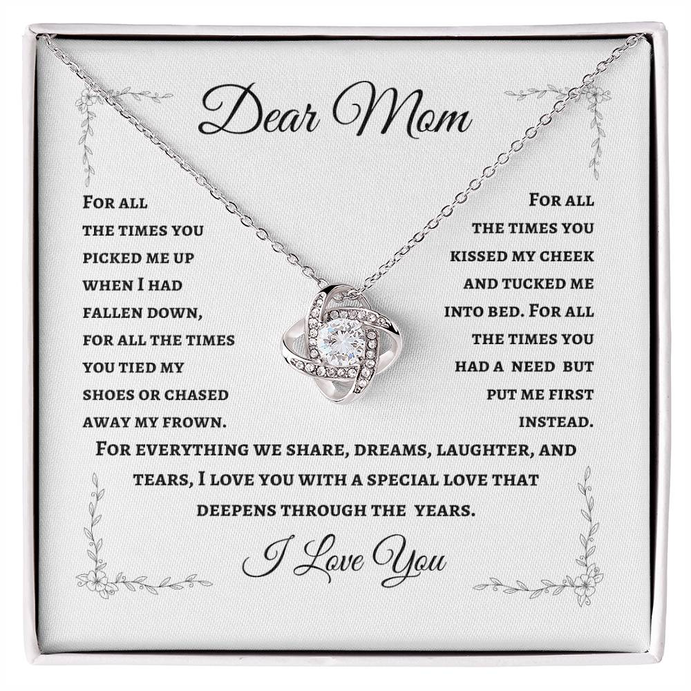 Mother's Love Knot Necklace