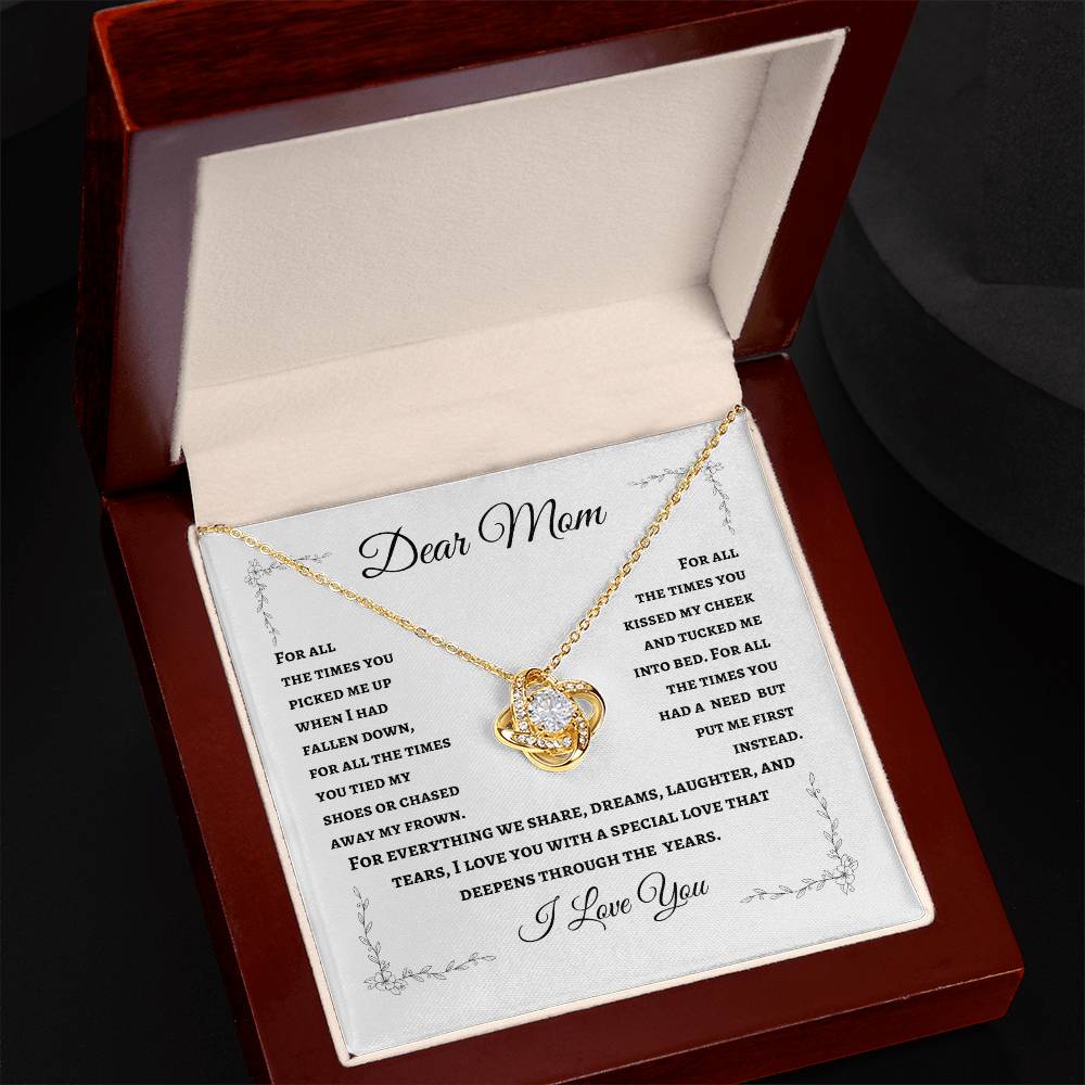 Mother's Love Knot Necklace
