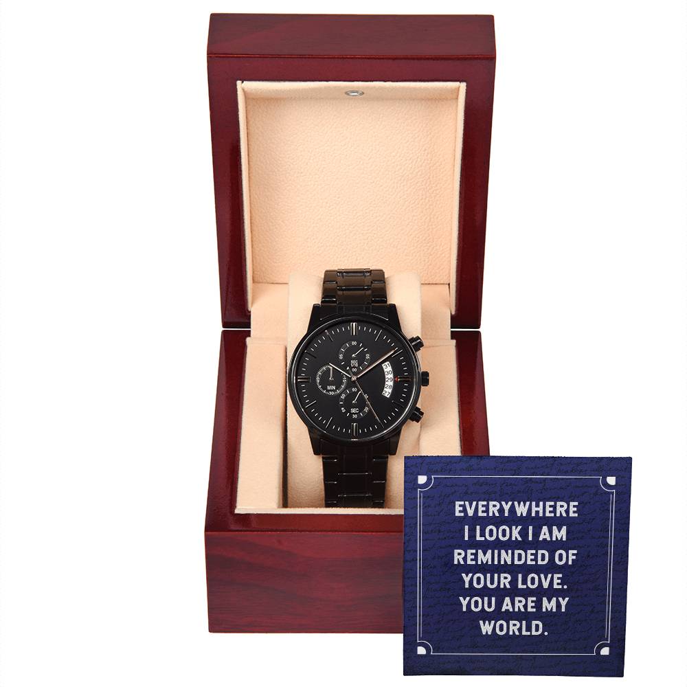 Reminded of Your Love-Chronograph Watch