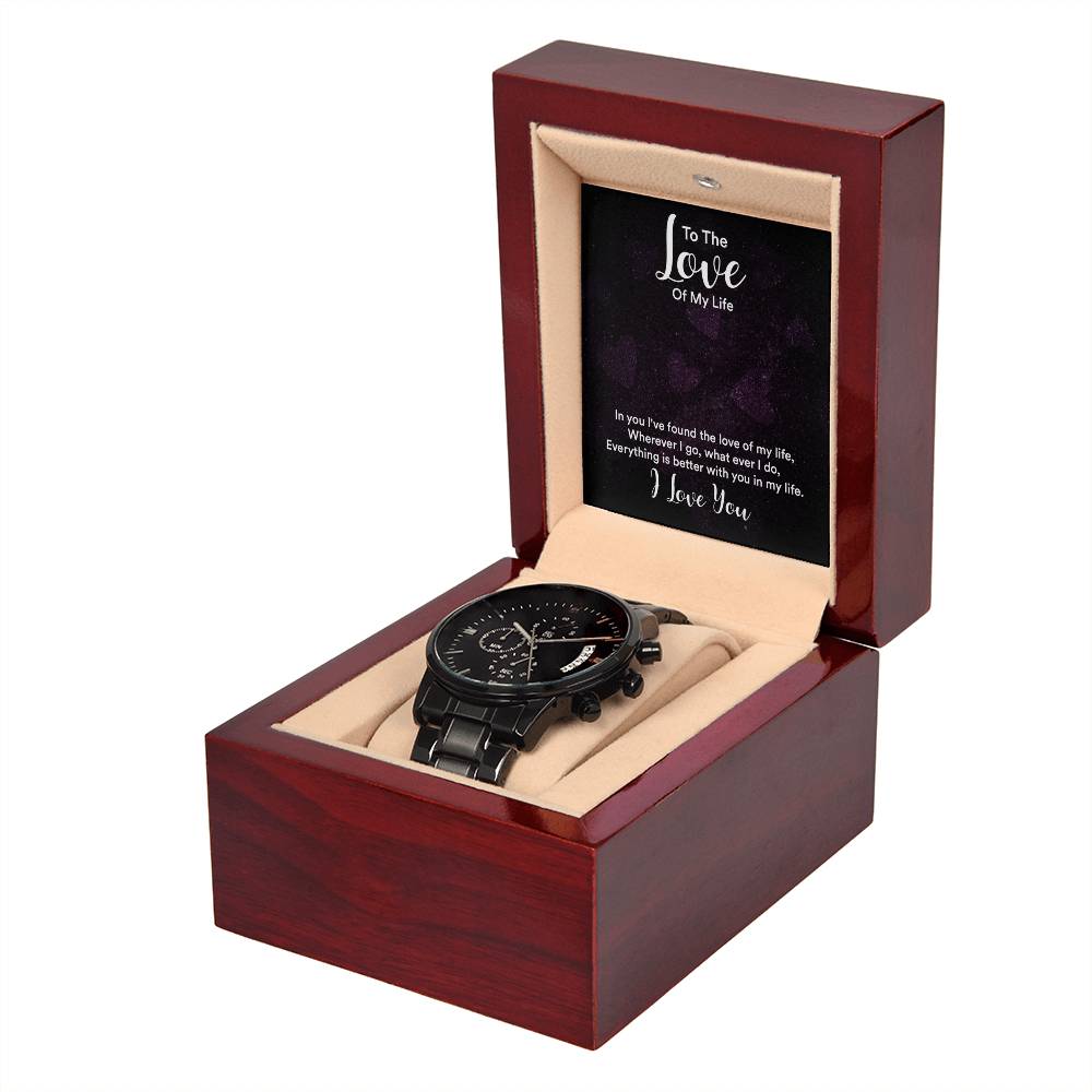 Love of My Life-Chronograph Watch