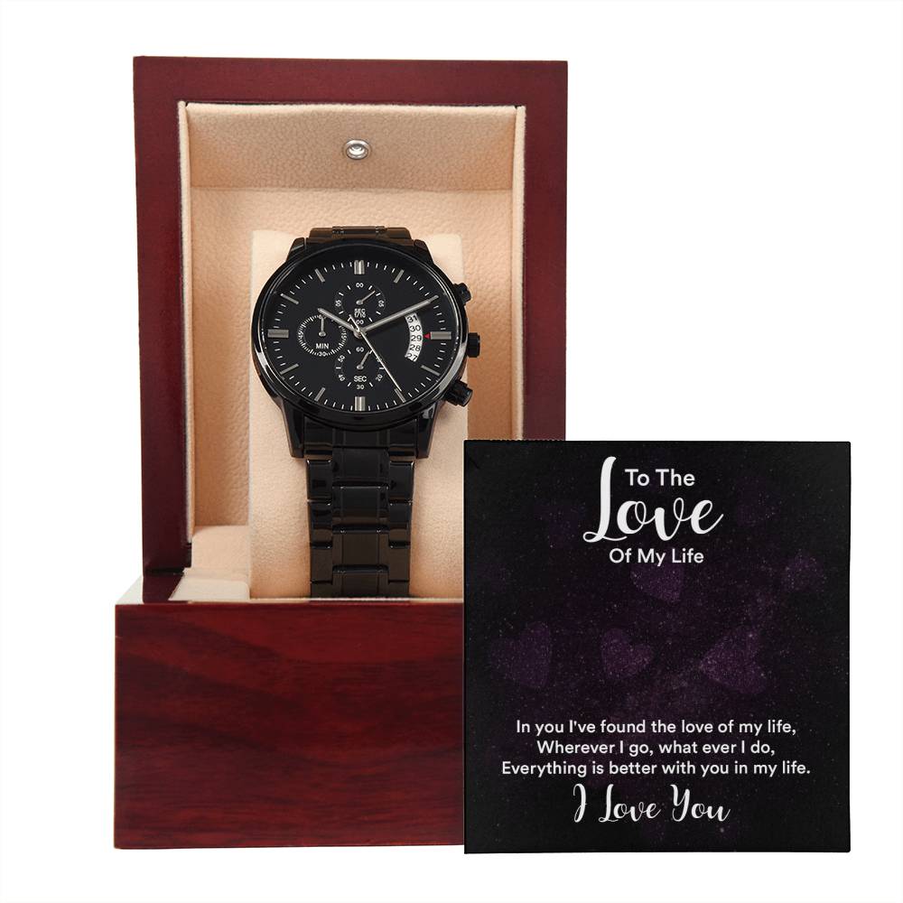 Love of My Life-Chronograph Watch