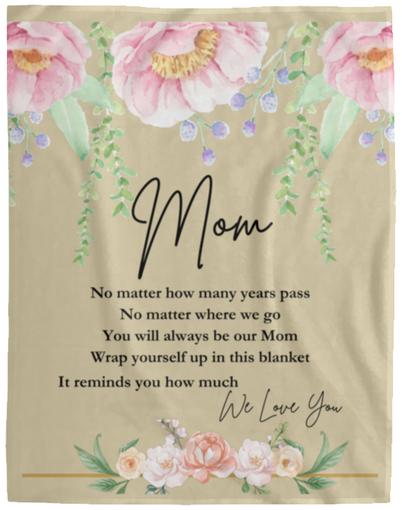 Mom 'We Love You' Blanket