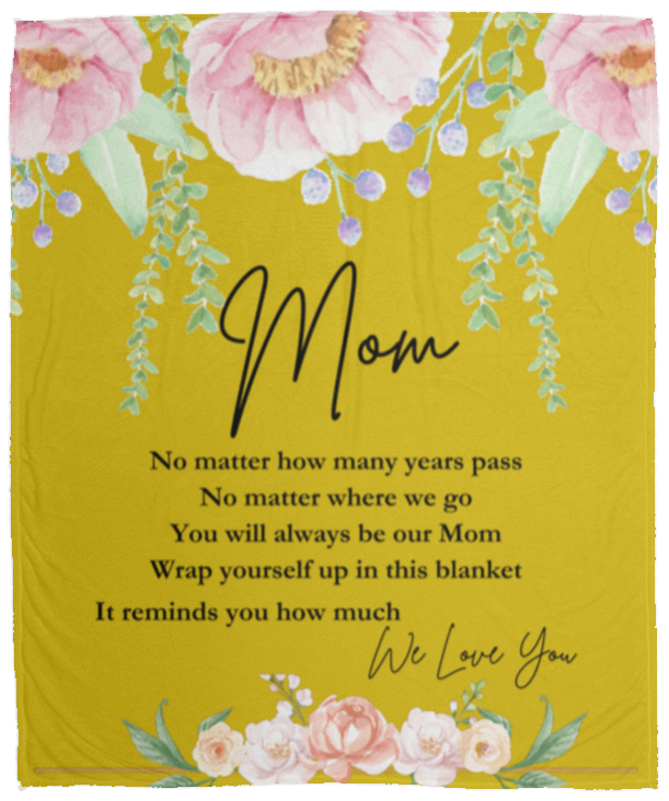 Mom 'We Love You' Blanket