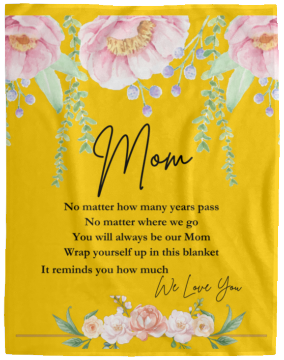 Mom 'We Love You' Blanket