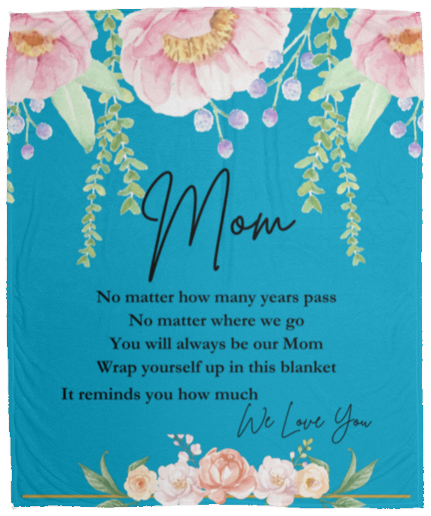 Mom 'We Love You' Blanket