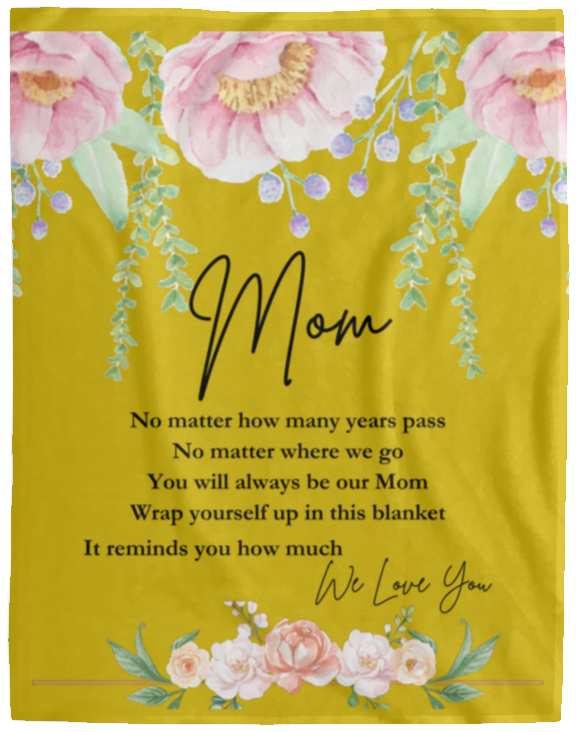 Mom 'We Love You' Blanket