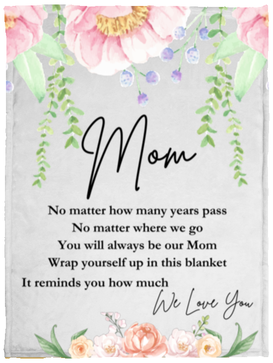 Mom 'We Love You' Blanket