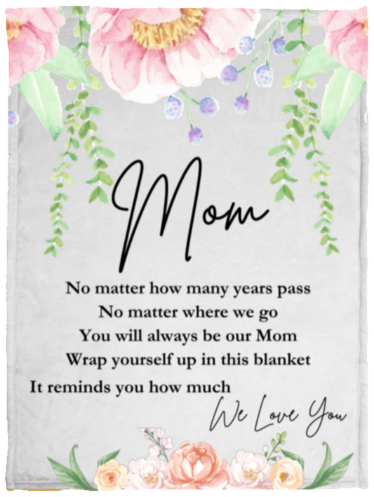 Mom 'We Love You' Blanket