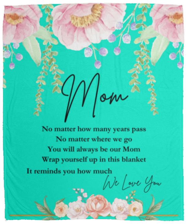 Mom 'We Love You' Blanket