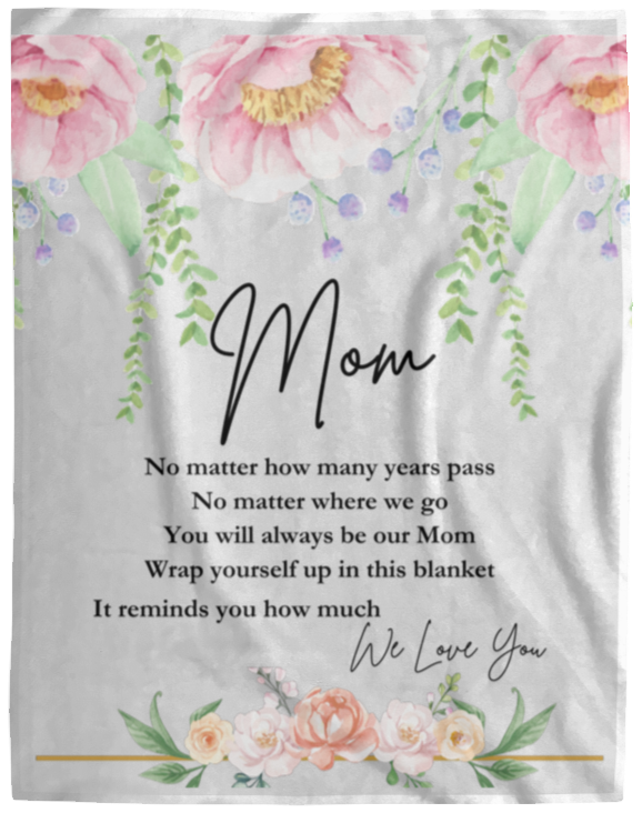 Mom 'We Love You' Blanket