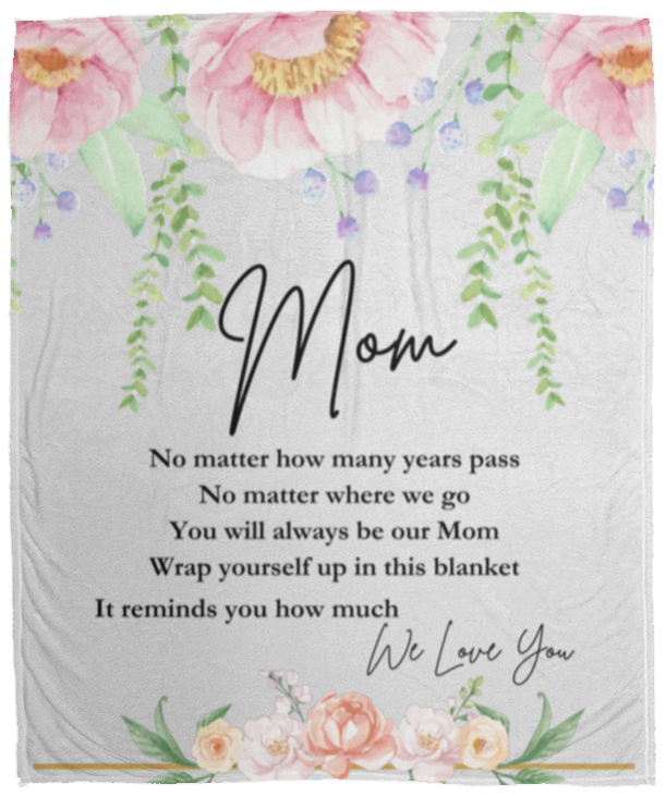 Mom 'We Love You' Blanket