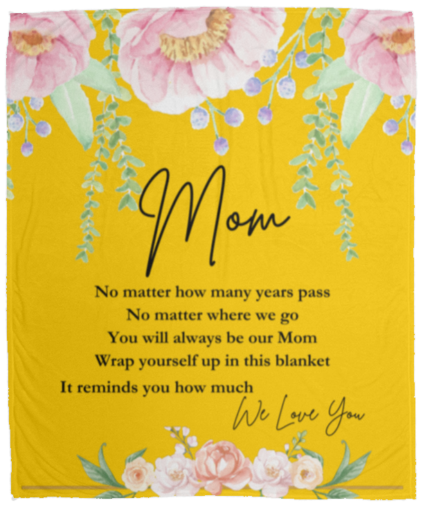 Mom 'We Love You' Blanket