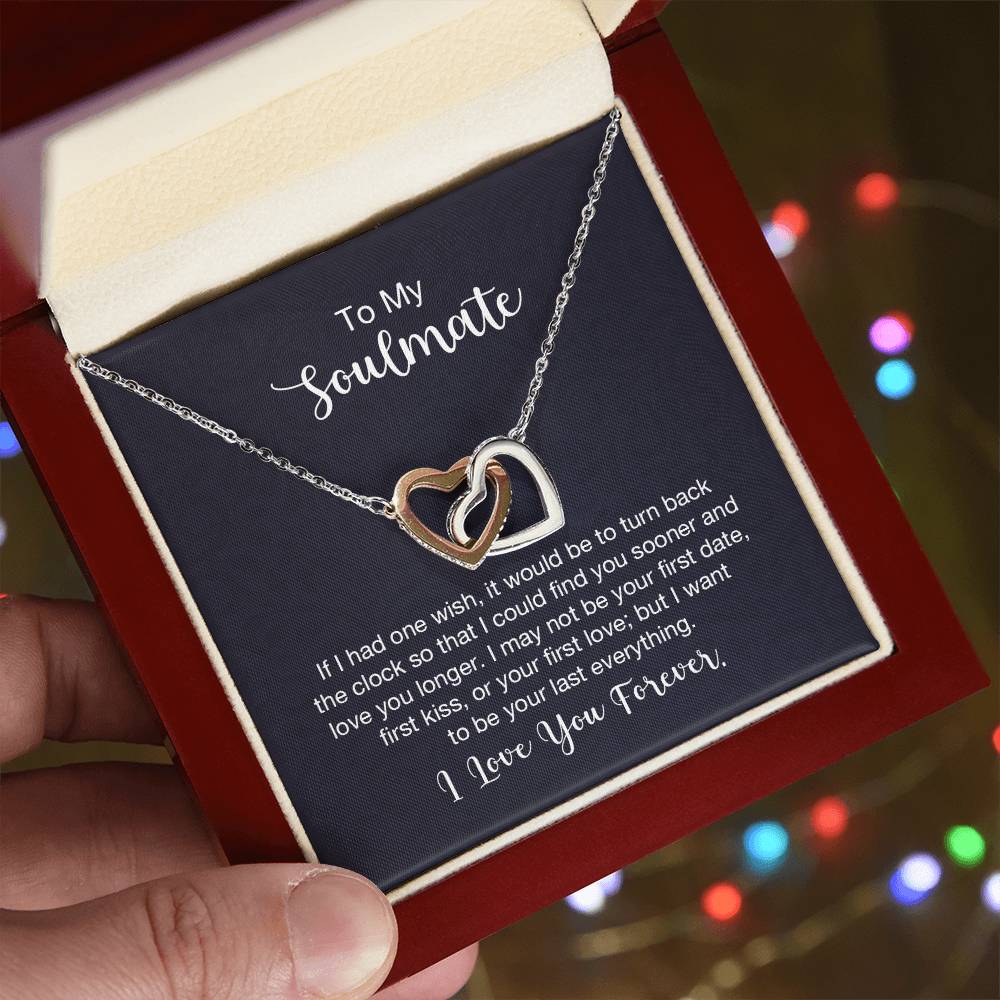 Soulmate Interlocking Hearts Necklace