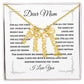 Mother's Personalized Drop Name Necklace