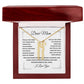 Mother's Personalized Drop Name Necklace